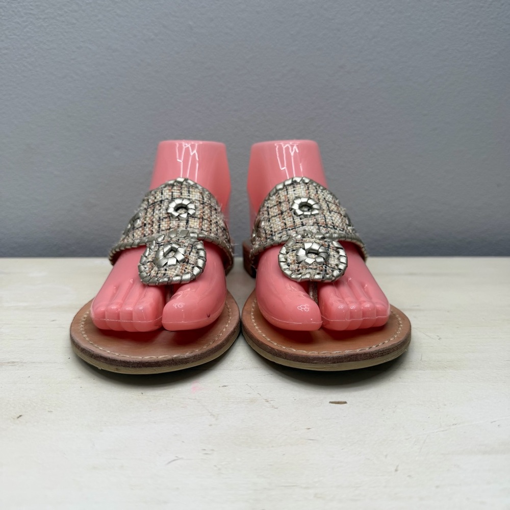 Jack Rogers Jacks Flat Thong Sandals Size 9 - Picture 4 of 9